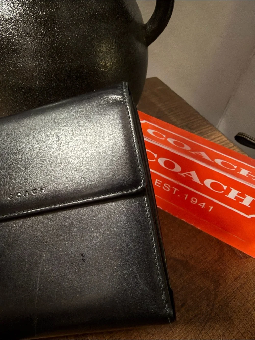 Coach Vintage Black Wallet
